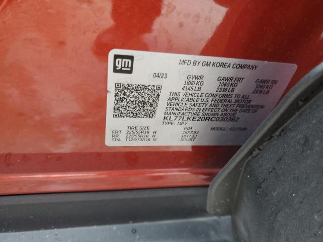 2024 CHEVROLET TRAX ACTIV KL77LKE20RC030362