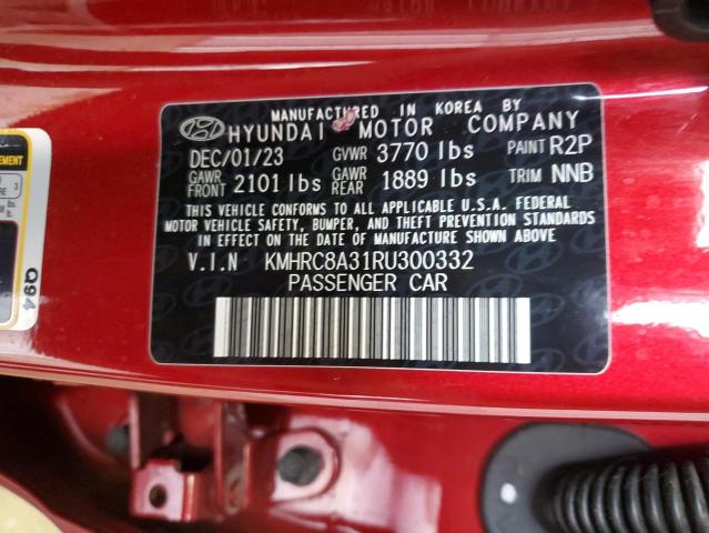 2024 HYUNDAI VENUE SEL KMHRC8A31RU300332