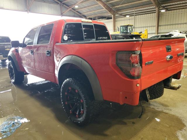 FORD F150 SVT R 2012 red crew pic gas 1FTFW1R60CFA22720 photo #3