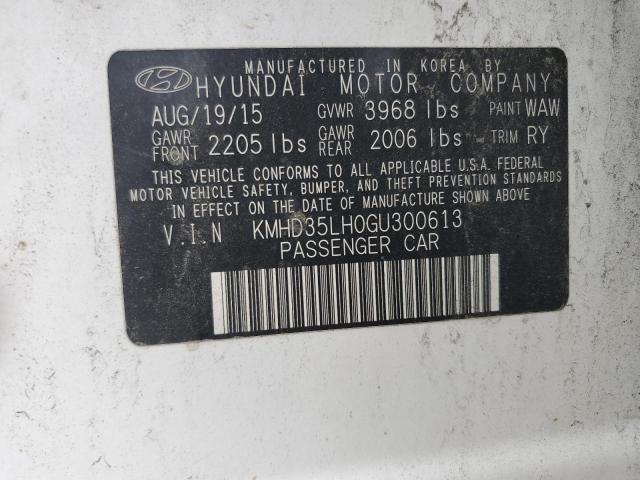 2016 HYUNDAI ELANTRA GT KMHD35LH0GU300613