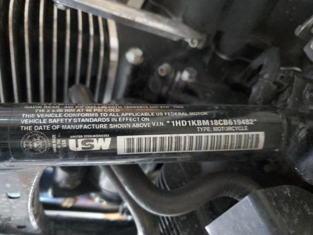 2012 HARLEY-DAVIDSON FLHX STREE 1HD1KBM18CB619482