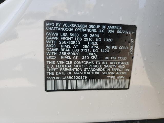2024 VOLKSWAGEN ATLAS SE - 1V2HR2CA5RC500979