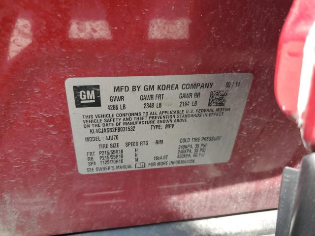 2015 BUICK ENCORE KL4CJASB2FB031532