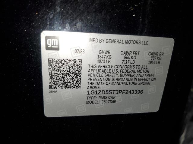 2023 CHEVROLET MALIBU LT - 1G1ZD5ST3PF243396