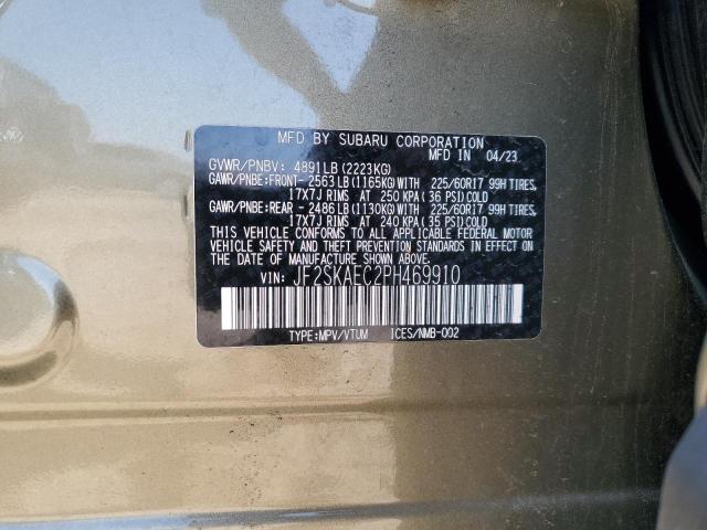 2023 SUBARU FORESTER P JF2SKAEC2PH469910