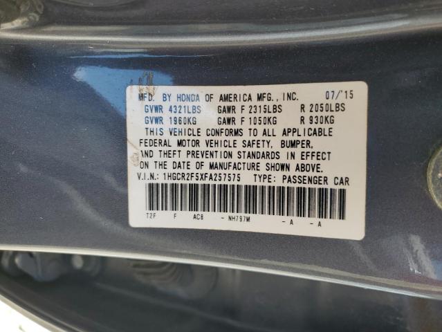 2015 HONDA ACCORD SPO 1HGCR2F5XFA257575
