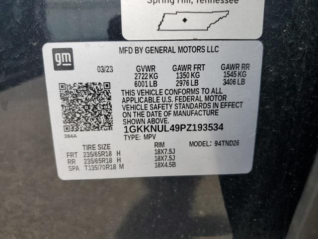2023 GMC ACADIA SLT 1GKKNUL49PZ193534