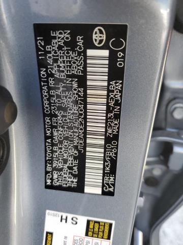 2022 TOYOTA COROLLA LE JTDEAMDE2NJ047144