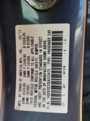 2014 HONDA ACCORD LX - 1HGCR2E32EA033473