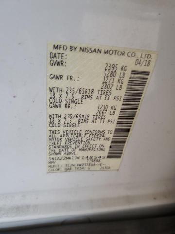 2018 NISSAN MURANO S 5N1AZ2MH1JN148549