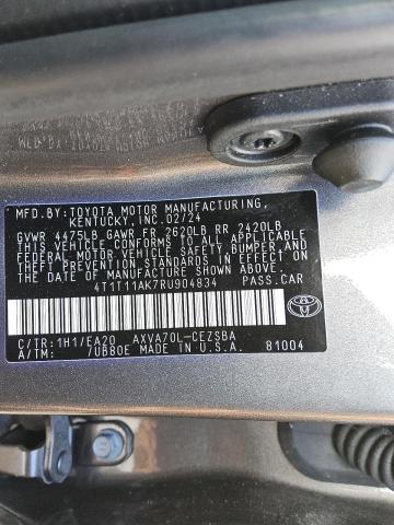 2024 TOYOTA CAMRY SE N 4T1T11AK7RU904834