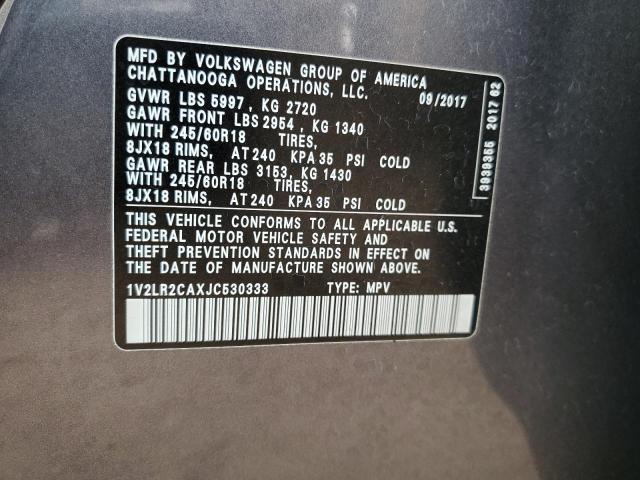 2018 VOLKSWAGEN ATLAS SE - 1V2LR2CAXJC530333