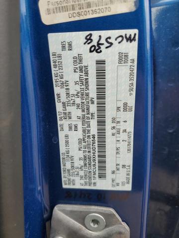 2017 FORD ESCAPE TITANIUM - 1FMCU9J9XHUD76546