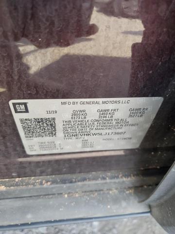 2020 CHEVROLET TRAVERSE LT 1GNEVHKW5LJ173607