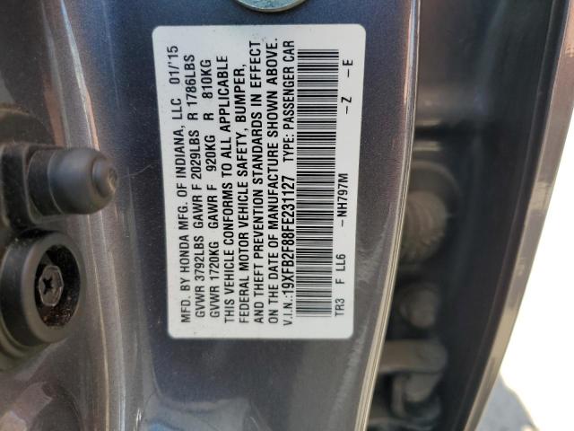 2015 HONDA CIVIC EX 19XFB2F88FE231127