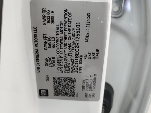 2024 CHEVROLET COLORADO 1GCGTBEC2R1255101