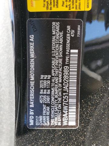 2018 BMW 440I WBA4W7C51JAD28989