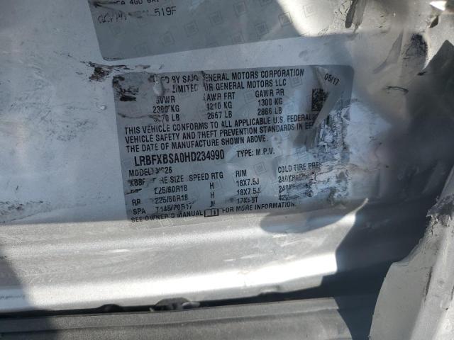 2017 BUICK ENVISION E - LRBFXBSA0HD234990