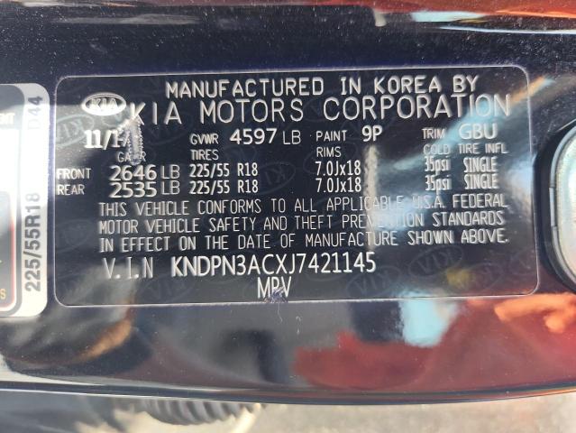 2018 KIA SPORTAGE E KNDPN3ACXJ7421145