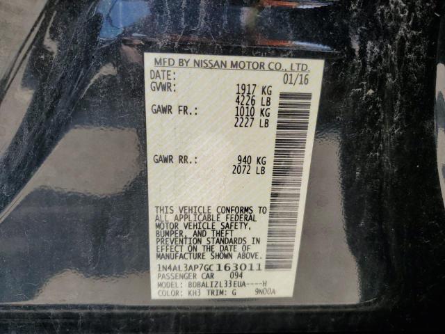2016 NISSAN ALTIMA 2.5 - 1N4AL3AP7GC163011