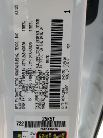 2025 TOYOTA TUNDRA CRE - 5TFMC5DB4SX098669
