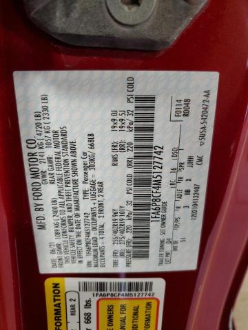 2021 FORD MUSTANG GT - 1FA6P8CF4M5127742