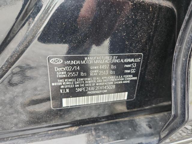 2015 HYUNDAI SONATA SE 5NPE24AF2FH145028