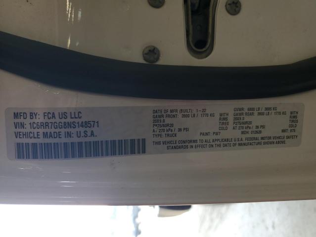 2022 RAM 1500 CLASS 1C6RR7GG8NS148571