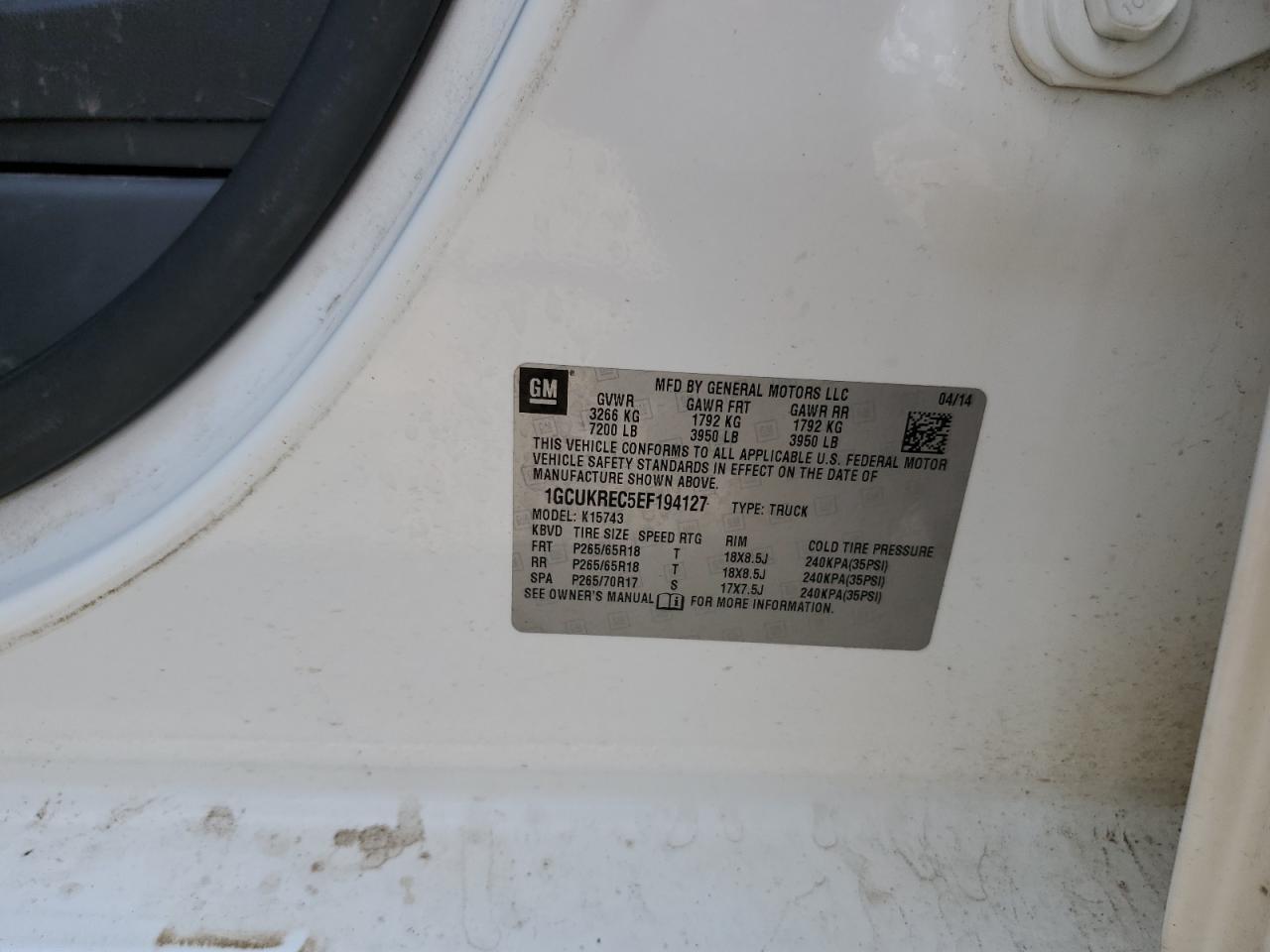 CHEVROLET SILVERADO K1500 LT