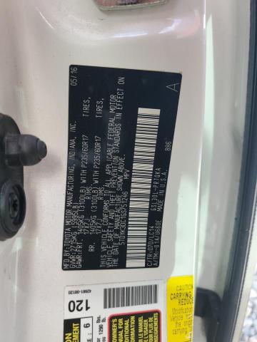 2016 TOYOTA SIENNA XLE 5TDYK3DC1GS751246