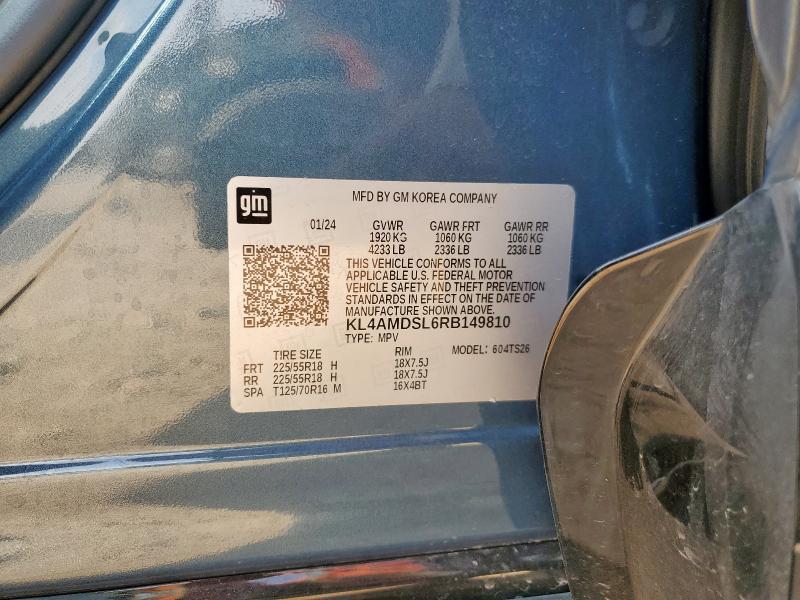 2024 BUICK ENCORE GX SPORT TOURING KL4AMDSL6RB149810