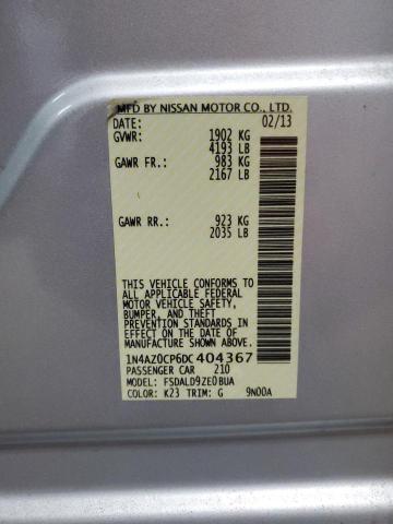 2013 NISSAN LEAF S - 1N4AZ0CP6DC404367