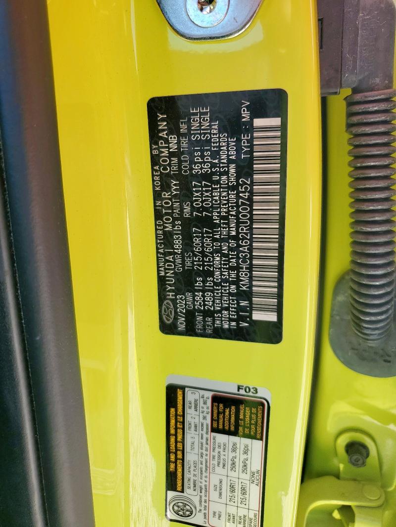 2024 HYUNDAI KONA SEL - KM8HC3A62RU007452