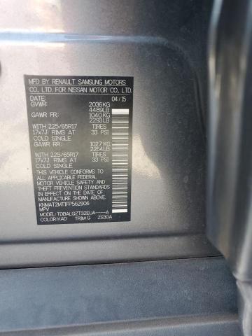 2015 NISSAN ROGUE S KNMAT2MT1FP562906