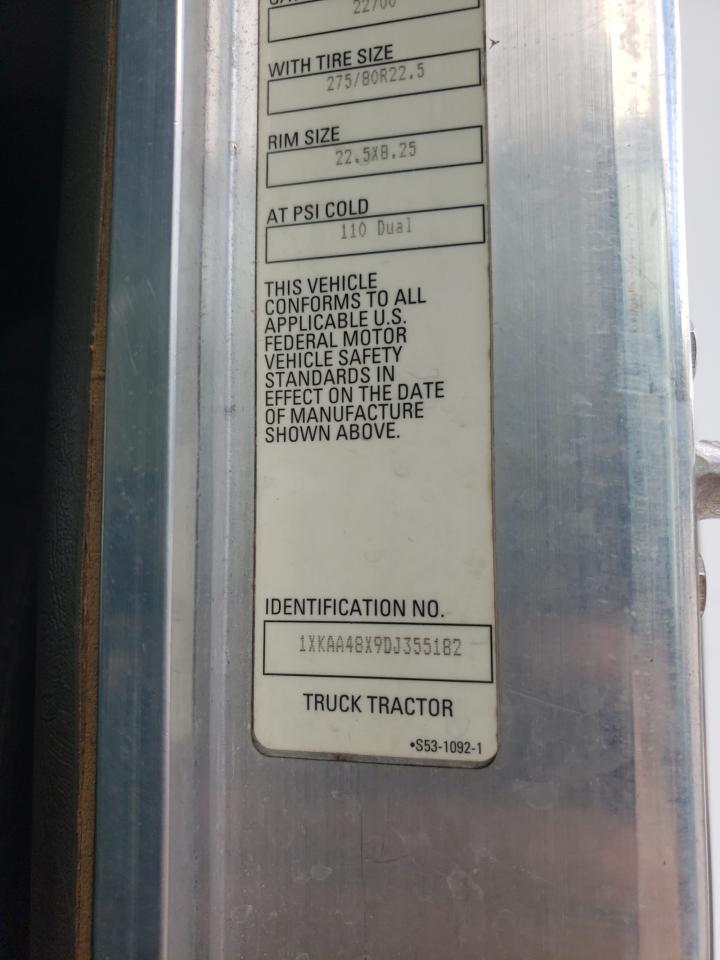 Lot #3303631927 2013 KENWORTH T660