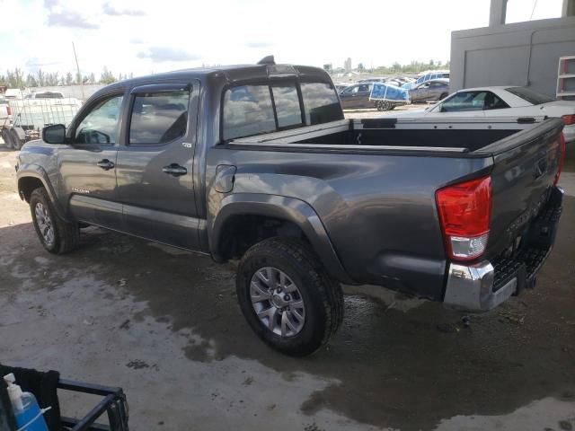 TOYOTA TACOMA DOU 2016 gray crew pic gas 3TMAZ5CN3GM006333 photo #3