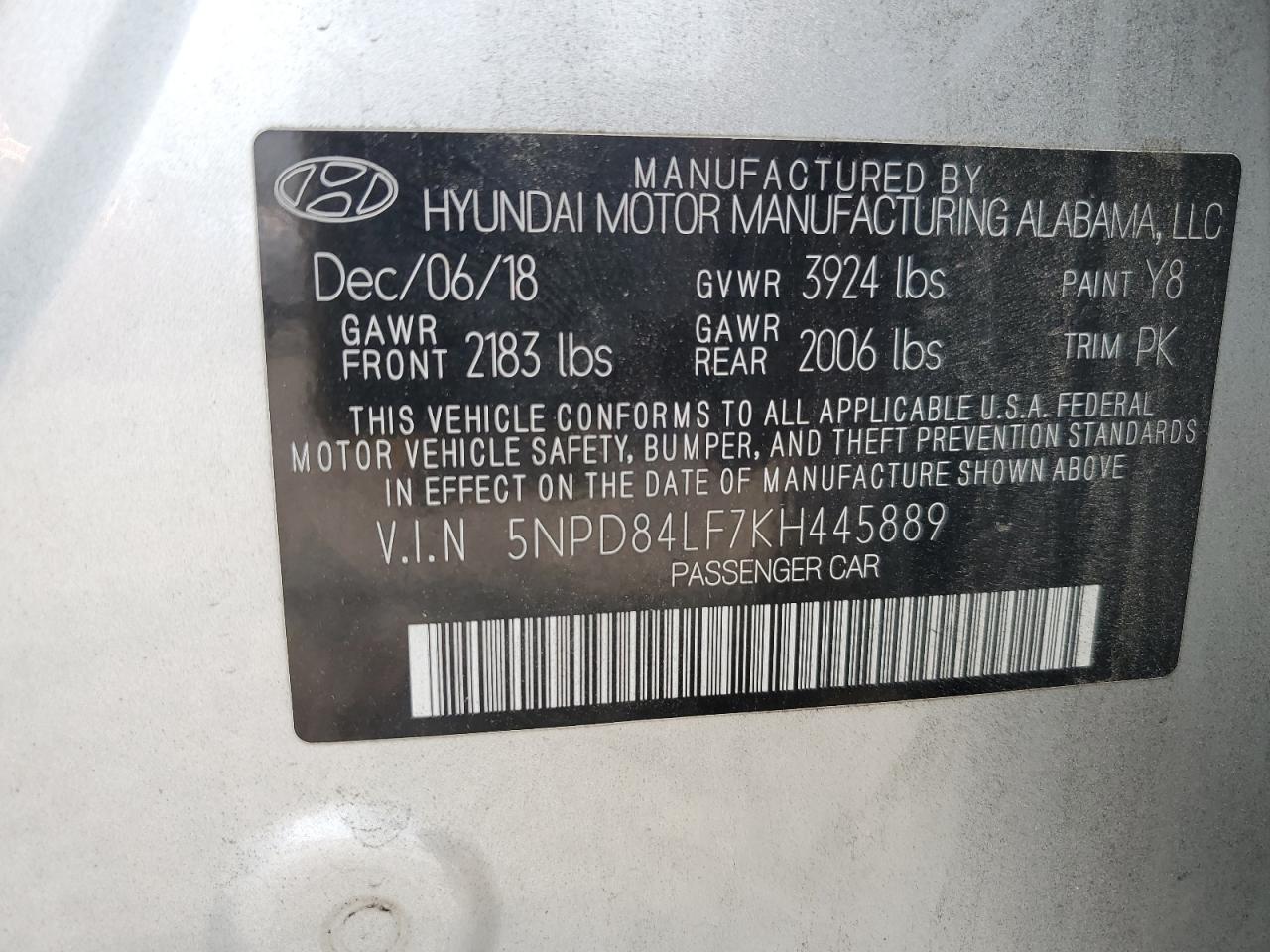 HYUNDAI ELANTRA SEL