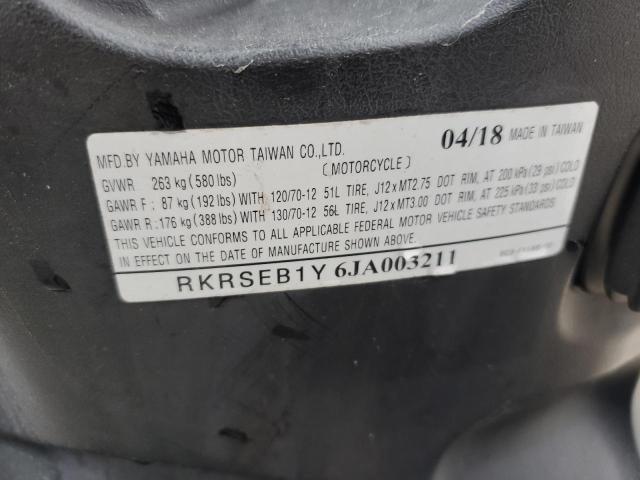 2018 YAMAHA YW125 RKRSEB1Y6JA003211