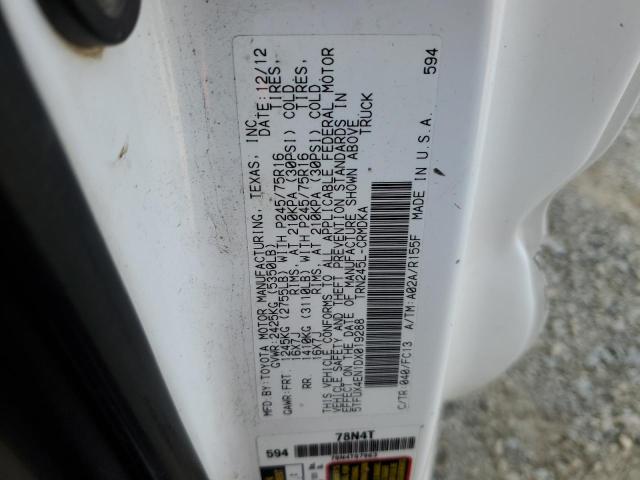 2013 TOYOTA TACOMA ACC - 5TFUX4EN1DX019288