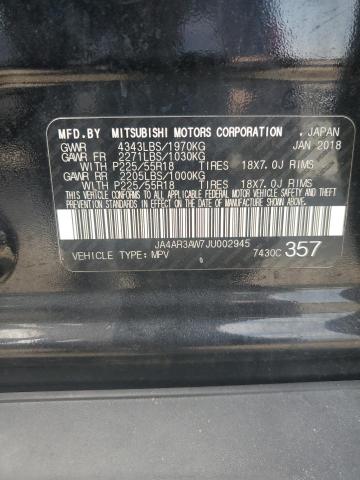 2018 MITSUBISHI OUTLANDER - JA4AR3AW7JU002945