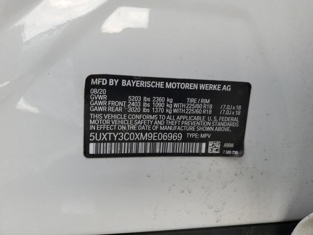 2021 BMW X3 SDRIVE3 5UXTY3C0XM9E06969