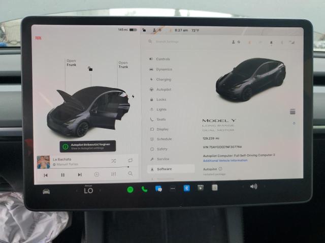 2022 TESLA MODEL Y 7SAYGDEE1NF307764