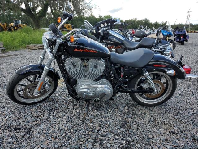 HARLEY-DAVIDSON XL883 SUPE 2014 black road/str gas 1HD4CR216EC417355 photo #4