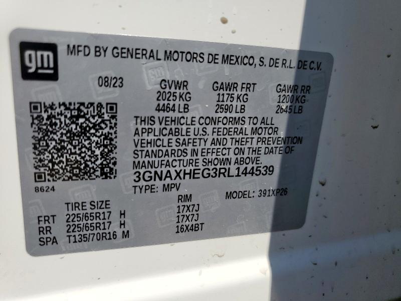 2024 CHEVROLET EQUINOX LS - 3GNAXHEG3RL144539