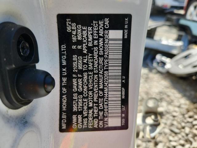 2021 HONDA CIVIC SPOR SHHFK7H44MU423268