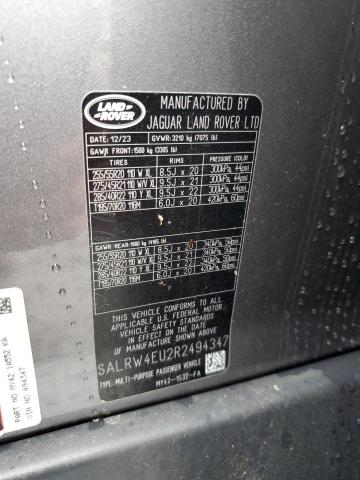 2024 LAND ROVER DISCOVERY SALRW4EU2R2494347