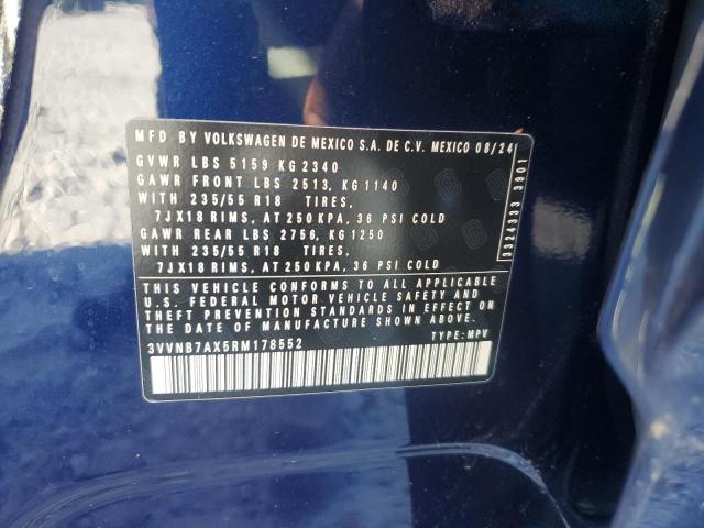 2024 VOLKSWAGEN TIGUAN SE - 3VVNB7AX5RM178552