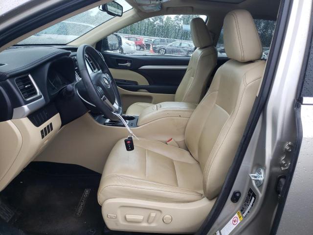 2016 TOYOTA HIGHLANDER XLE 5TDKKRFH3GS142600