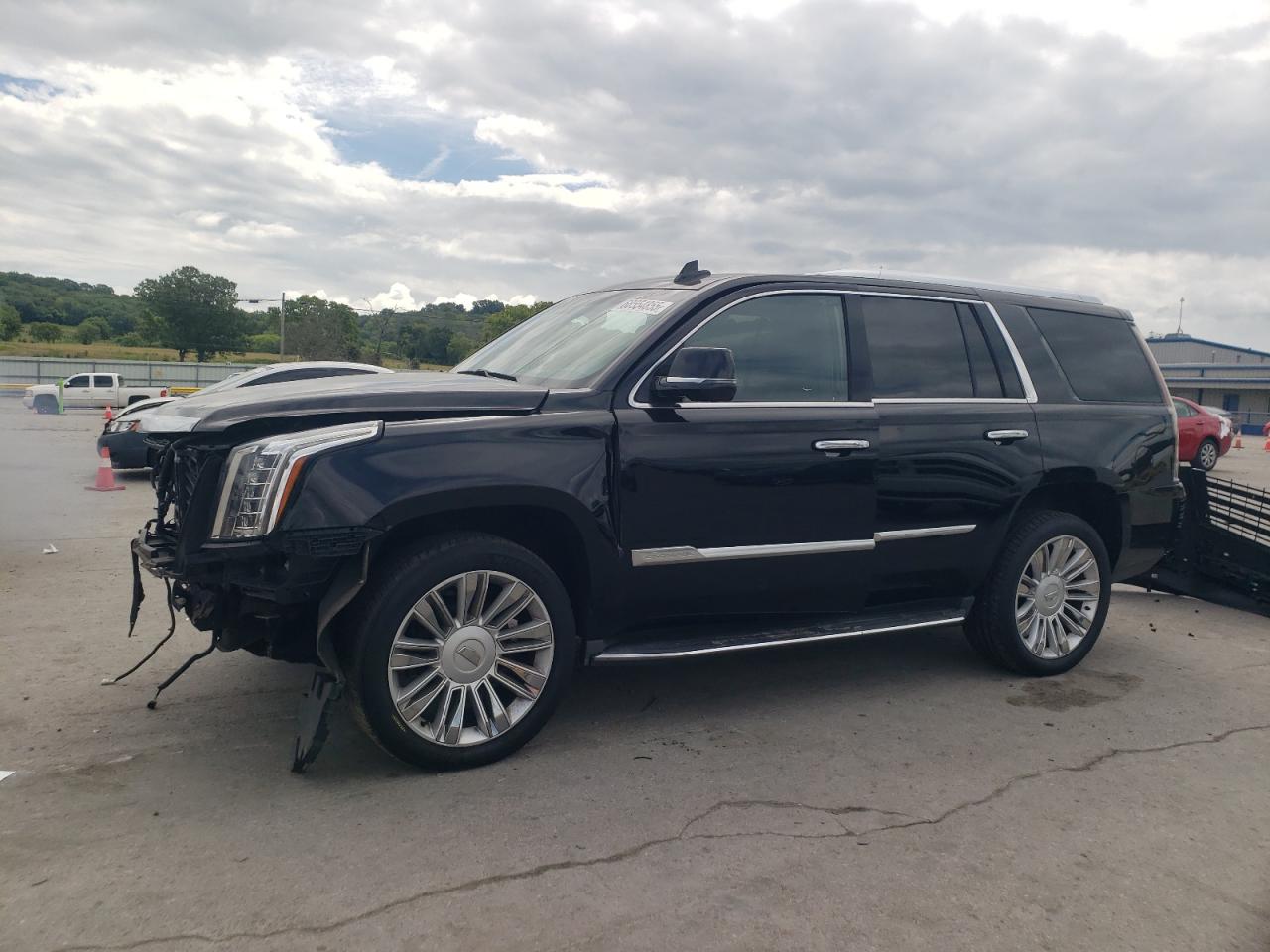 Lot #3261353502 2015 CADILLAC ESCALADE PLATINUM