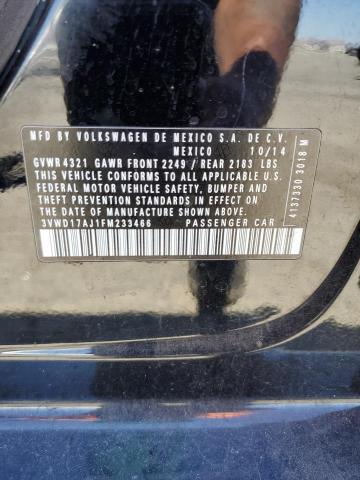 2015 VOLKSWAGEN JETTA SE 3VWD17AJ1FM233466